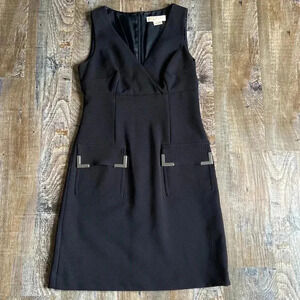 MICHAEL Michael Kors|  V-Neck Sleeveless Fit & Flare Dress